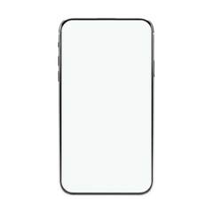 Smartphone blank screen modern technology device communication gadget