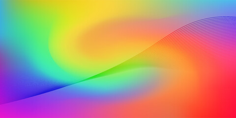 Rainbow colors background. Wallpaper.Colorful gradient mesh background in rainbow colors. Modern trendy design
