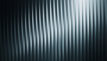 Obraz premium Abstract metal texture with wavy lines, creating a sleek and modern design. The lines run vertically, offering a sense of depth and structure