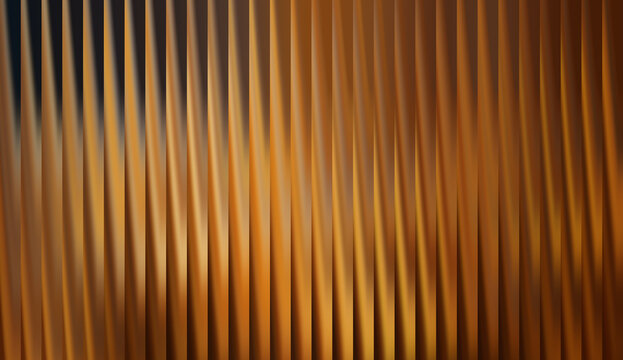 Abstract golden lines create an eye-catching pattern with depth and visual interest. The artwork's warmth, symmetry, and contemporary design enhance its appeal.