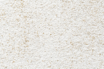 Dirty stucco concrete wall texture background. Uneven render stucco white painted concrete wall texture background. Rough and grunge wall. Stains on surface.