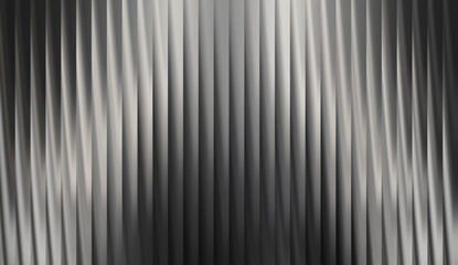 Fototapeta premium An abstract art of gray lines. The image showcases vertical lines, each varying in shade to create dimension