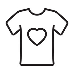 t shirt donation icon vector design illustration template in trendy style