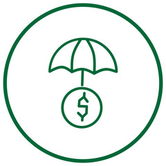 Risk Management Icon element