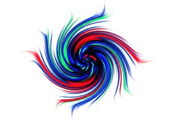 Vibrant swirling abstract colors create a dynamic galactic explosion visual effect