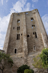 Donjon ou Tour C&eacute;sar &agrave; Beaugency dans le Loiret - France.
