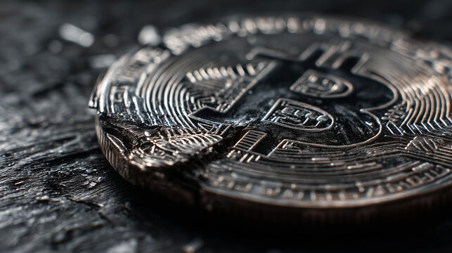 Bitcoin simbolizando riqueza digital, investimento em criptoativos, mercado global e economia descentralizada