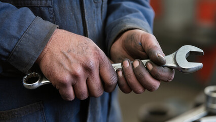 man with wrench 