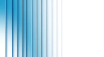 Blue Vertical Stripes Transitioning To White Background