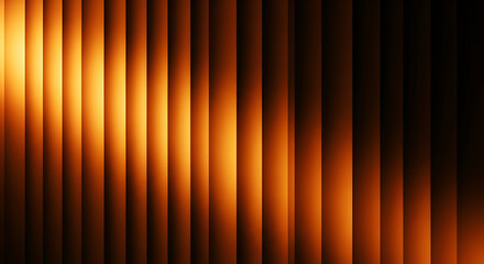 Warm Orange Light Streaks on Dark Background abstract