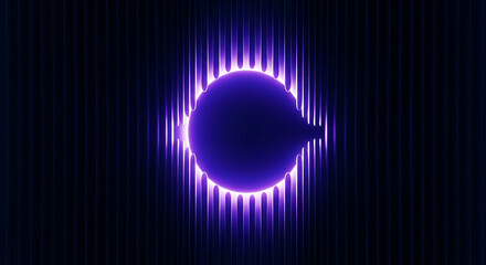 abstract background with glowing light