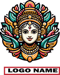 Tamil culture logo icon vector .