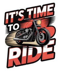 Grunge-style vintage vector motorcycle racing emblem design with text and icon illustration. Perfect for a t-shirt.