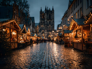 Weihnachtsmarkt in K&ouml;ln, Deutschland
