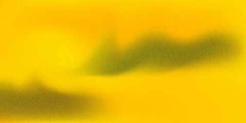 Warm yellow and orange gradient abstract composition background. It has a fine grainy texture (like digital noise or fine grains of sand) and appears blurry or foggy.