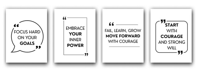 Quote set on self-improvement