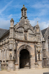 France, Finistere, Landerneau Daoulas Country, La Roche Maurice, parish enclosure, Saint Yves church