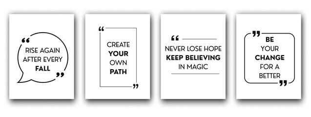 Quote set on self-improvement