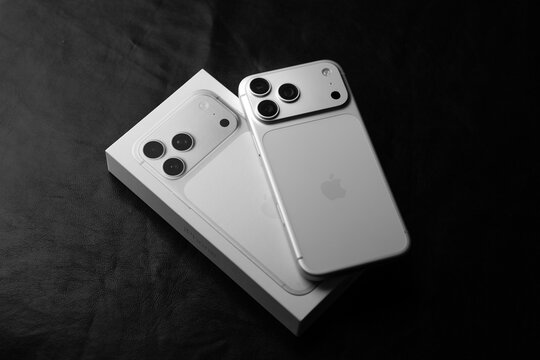 iPhone 17 Pro Max in silver colour shot in Bangalore, India, on October 28, 2025