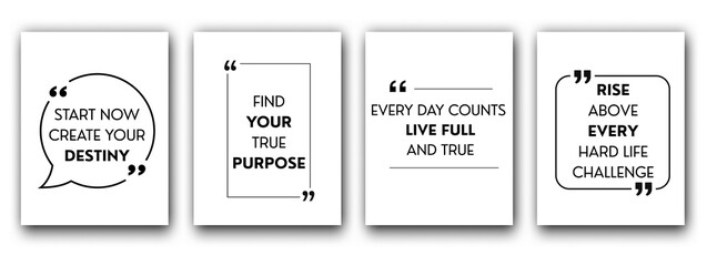 Motivational quote poster