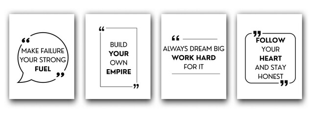 Inspirational quote poster