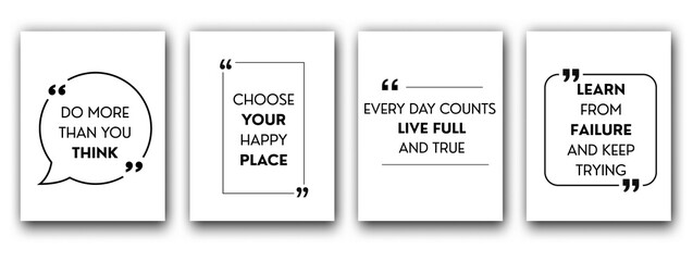 Motivational quote poster