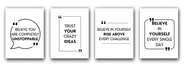 Inspirational quote poster