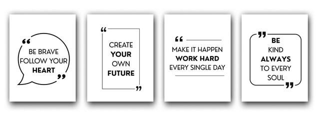 Inspirational quote poster