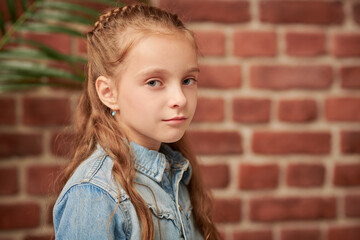 Calm Portrait in Denim