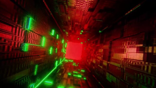 abstract background with binary code