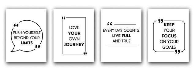 Inspirational quote poster