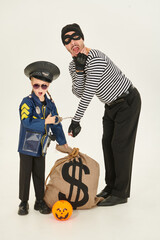 Comical Arrest Scene