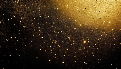 Obraz premium Gold Black Grainy Background