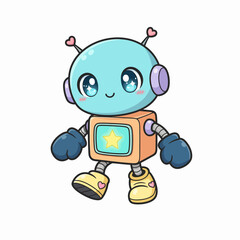 very cool cute robot design