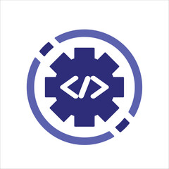 development icons. simple colored vector illustration