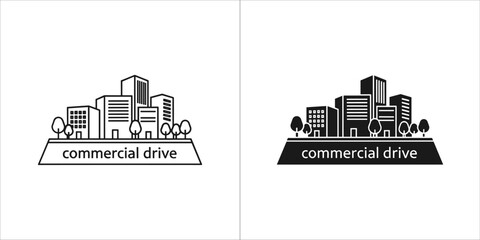 Obraz premium Silhouette icons of a man in a suit