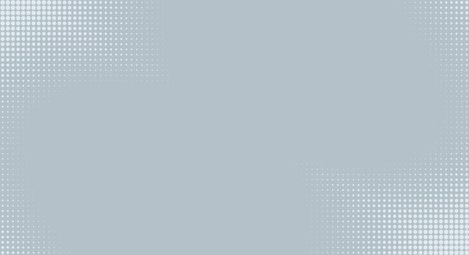Light gray halftone background with dotted border corners
