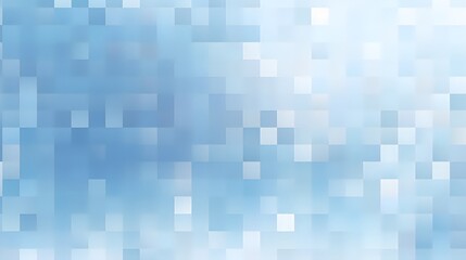 Abstract blue pixel mosaic with gradient squares, digital design asset for web banners and tech branding templates.