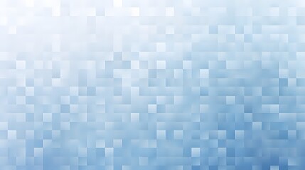 Fototapeta premium Abstract blue pixel mosaic with gradient squares, digital design asset for web banners and tech branding templates.