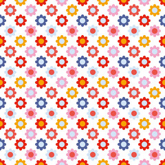 seamless pattern with flowers