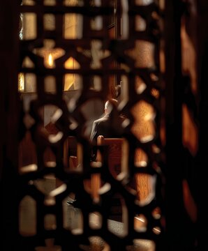 view from the confessional