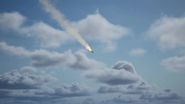 Missile 9M317 In The Sky