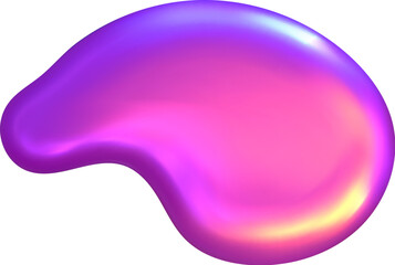 Glossy 3D chrome blob with liquid shine. Abstract Y2K form radiates soft metallic light and dreamy 3D chrome motion.