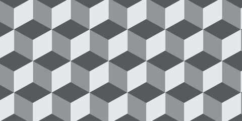 White 3d modeling cubes Illustration decoration seamless white material pattern square design.	