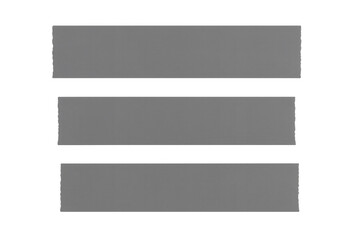 Gray equal sign symbol with transparent background representing equality, balance, and mathematics