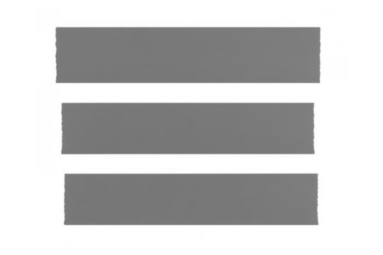 Gray equal sign symbol with transparent background representing equality, balance, and mathematics