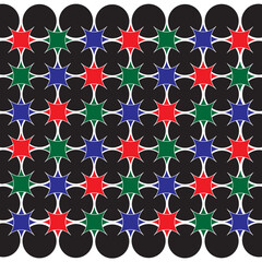 abstract background with colorful balls