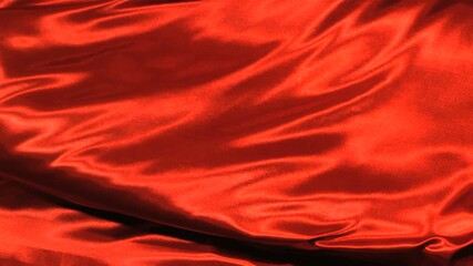 Slow motion windy red flag HD