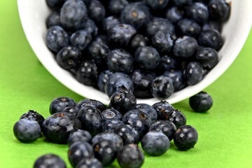Fresh and delicious blueberries, a natural source of energy and health