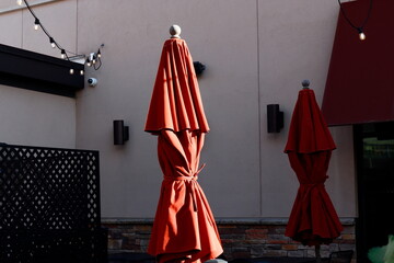 Outdoor Seating Umbrellas